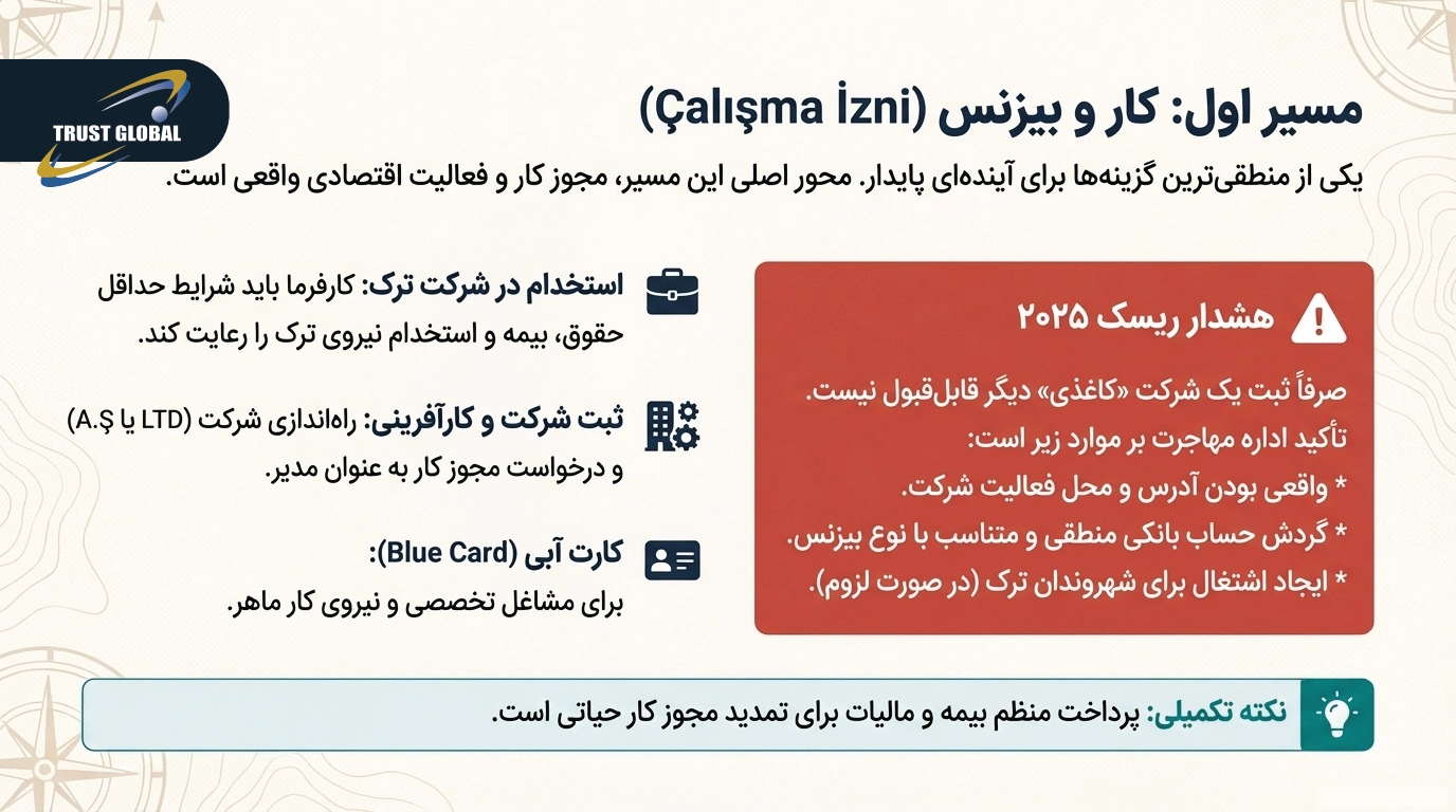 کار، بیزنس(کارآفرینی) در ترکیه
