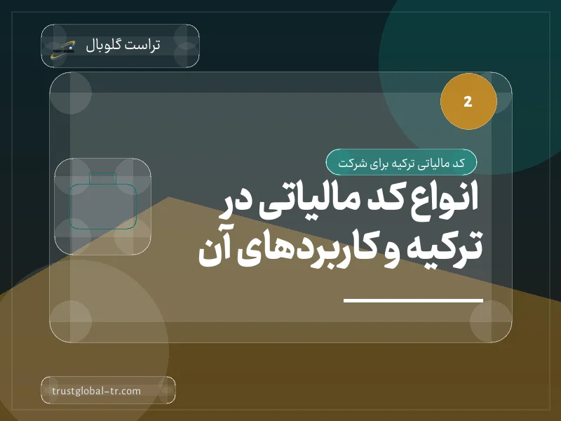انواع کد مالیاتی در ترکیه و کاربردهای آن انواع کد مالیاتی در ترکیه و کاربردهای آن