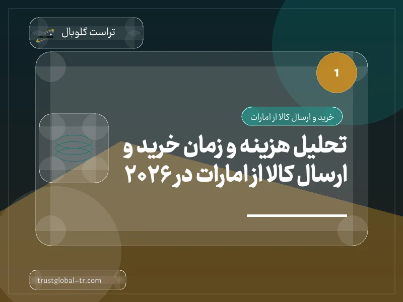 تحلیل هزینه و زمان خرید و ارسال کالا از امارات در 2026 تحلیل هزینه و زمان خرید و ارسال کالا از امارات در 2026