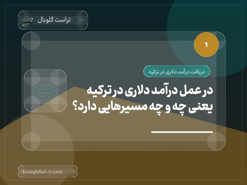 در عمل درآمد دلاری در ترکیه یعنی چه و چه مسیرهایی دارد؟ در عمل درآمد دلاری در ترکیه یعنی چه و چه مسیرهایی دارد؟