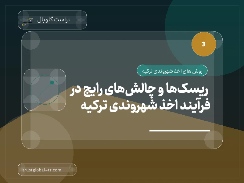 ریسکها و چالشهای رایج در فرآیند اخذ شهروندی ترکیه ریسکها و چالشهای رایج در فرآیند اخذ شهروندی ترکیه