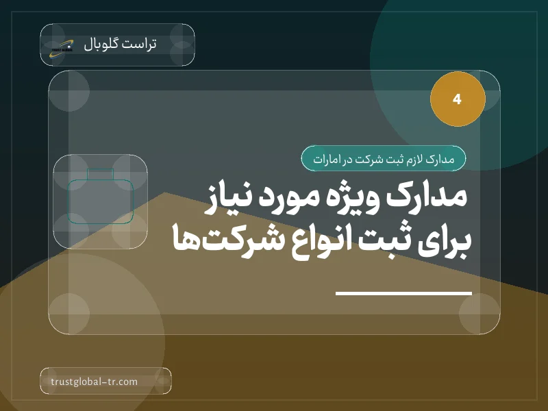 مدارک ویژه مورد نیاز برای ثبت انواع شرکتها مدارک ویژه مورد نیاز برای ثبت انواع شرکتها