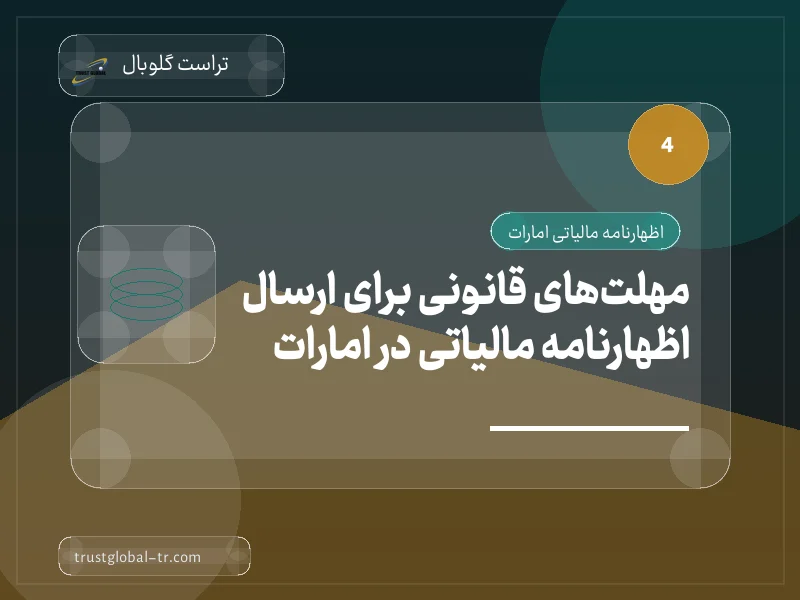 مهلتهای قانونی برای ارسال اظهارنامه مالیاتی در امارات مهلتهای قانونی برای ارسال اظهارنامه مالیاتی در امارات