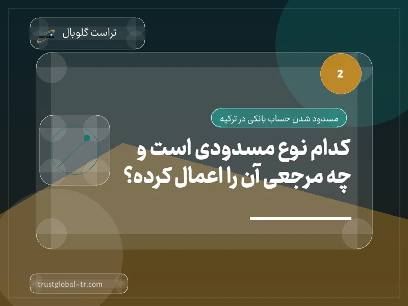 کدام نوع مسدودی است و چه مرجعی آن را اعمال کرده؟ کدام نوع مسدودی است و چه مرجعی آن را اعمال کرده؟